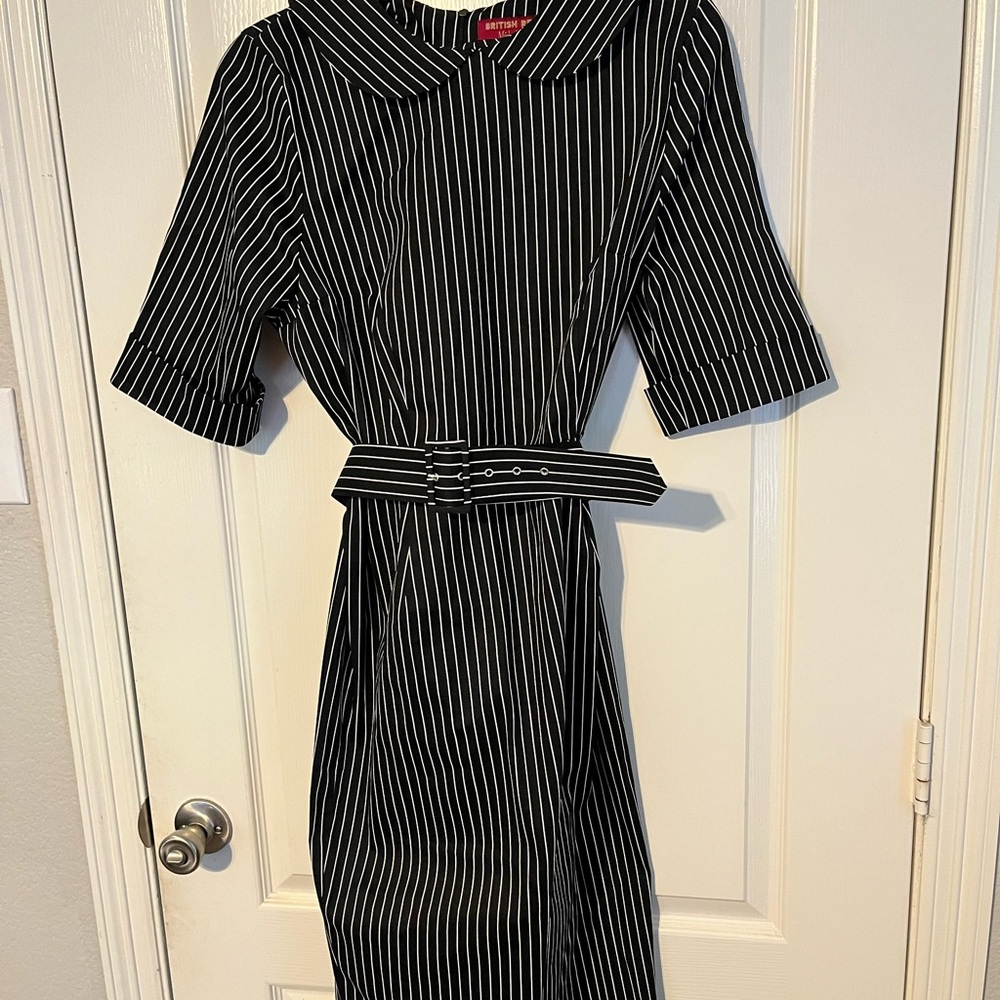 British Retro Wiggle Dress